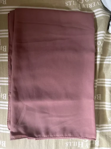 Muslim Chiffon Solid Color Hijab Scarf photo review