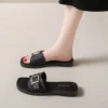Square buckle Black