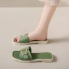 Square buckle Green